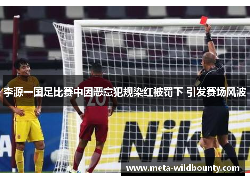 李源一国足比赛中因恶意犯规染红被罚下 引发赛场风波